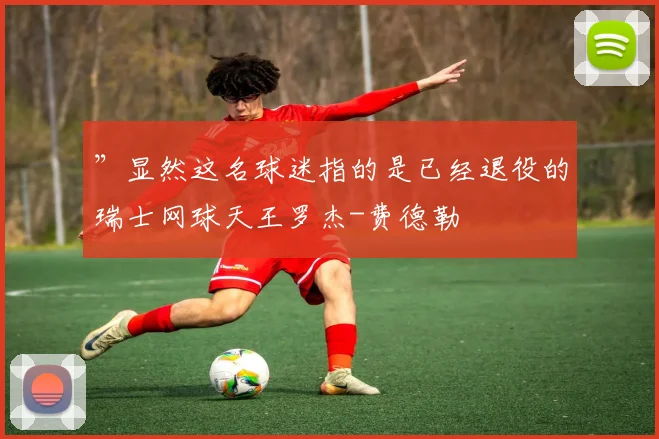 ”显然这名球迷指的是已经退役的瑞士网球天王罗杰-费德勒